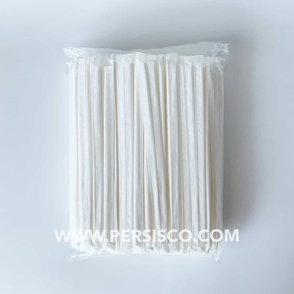 หลอดดูดน้ำอนามัย ห่อกระดาษ